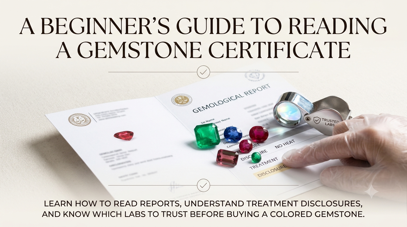A Beginner's Guide to Reading a Gemstone Certificate