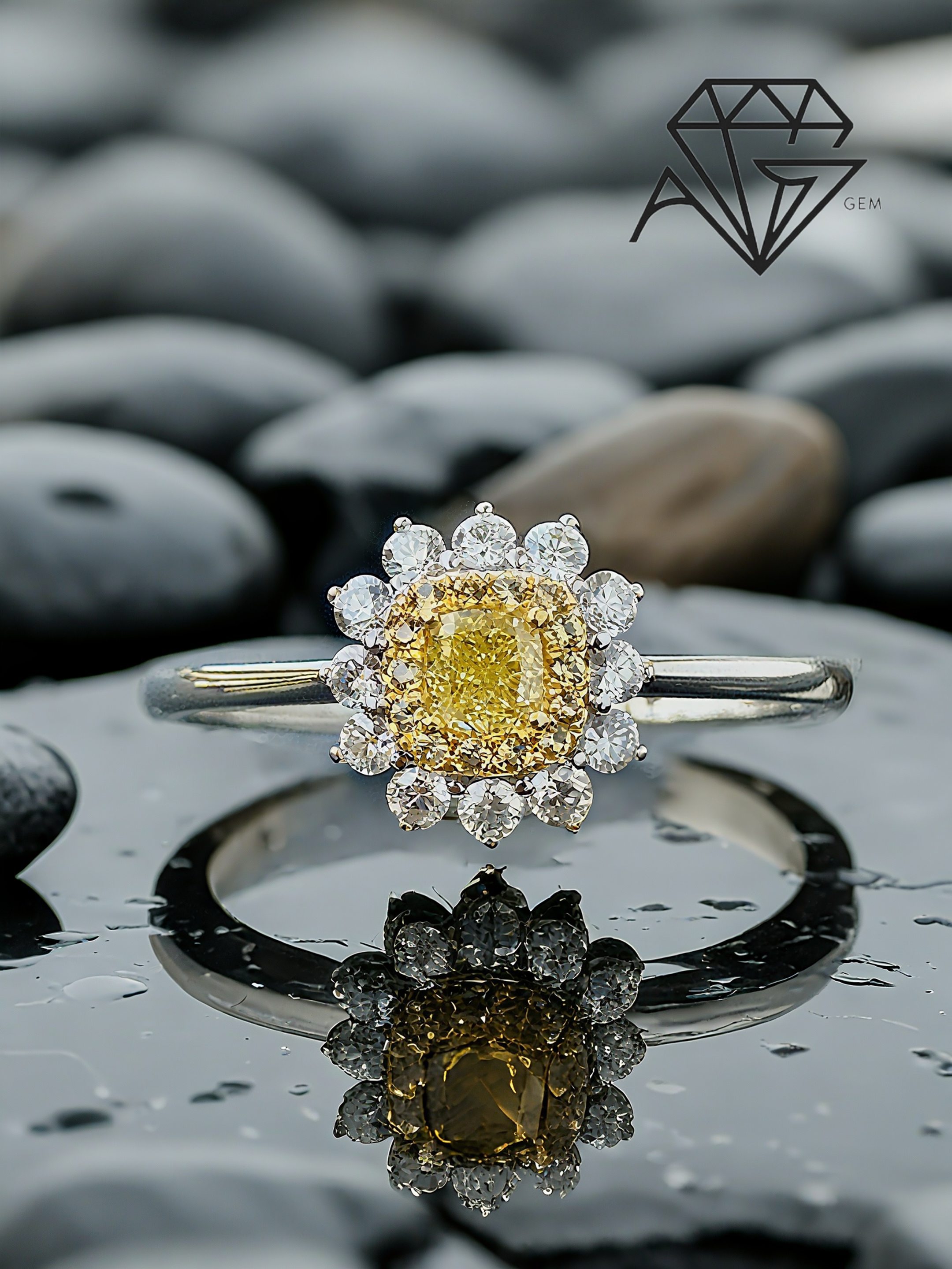 18K White Gold Radiant-Cut Diamond Ring â€“ 0.190 Carats