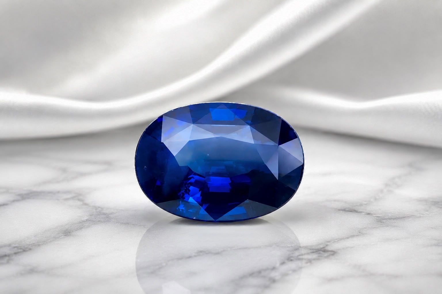 Blue Sapphire (Heated)  1.05 Carats