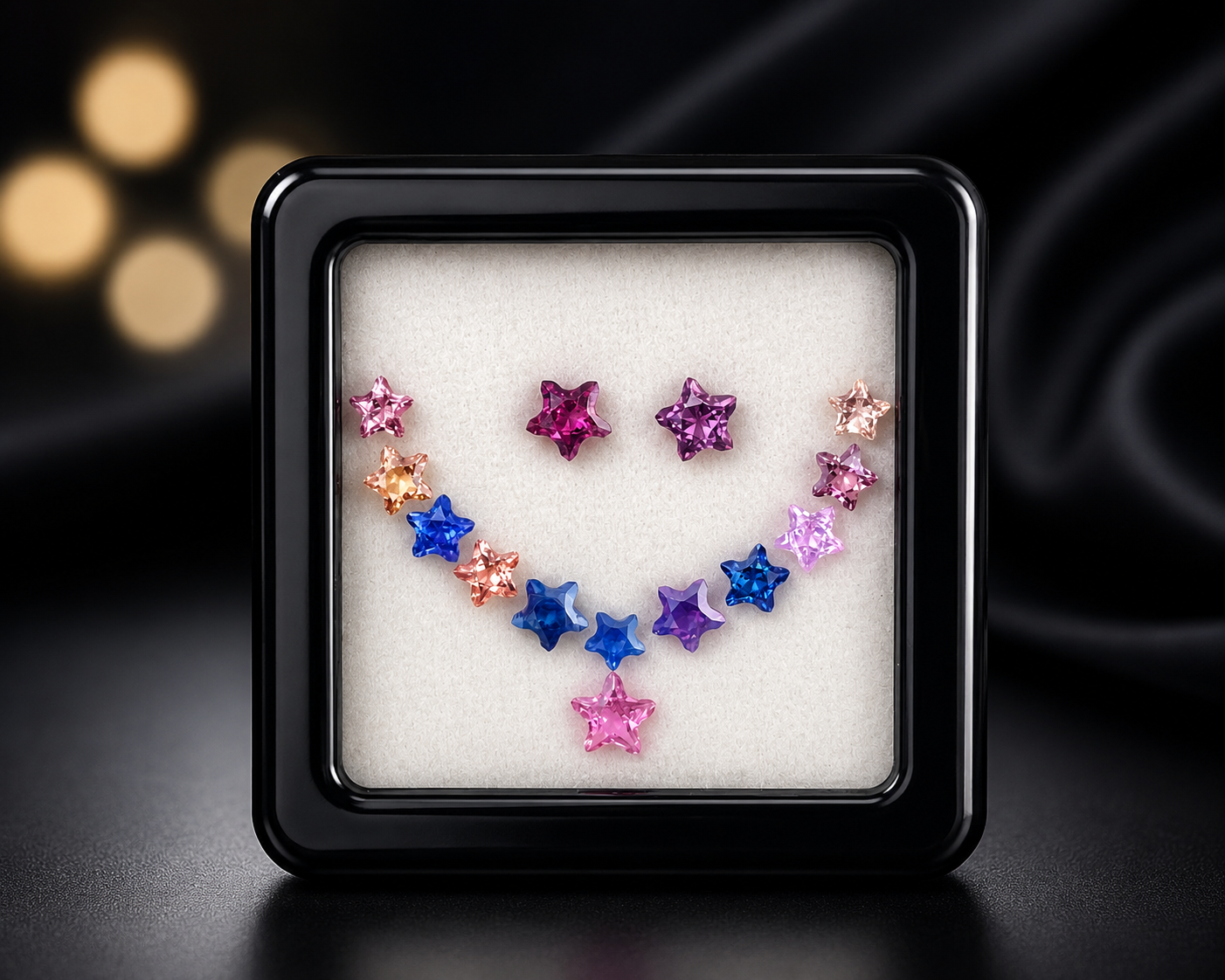 Mixed Sapphire Gem Set 9.77 Carats