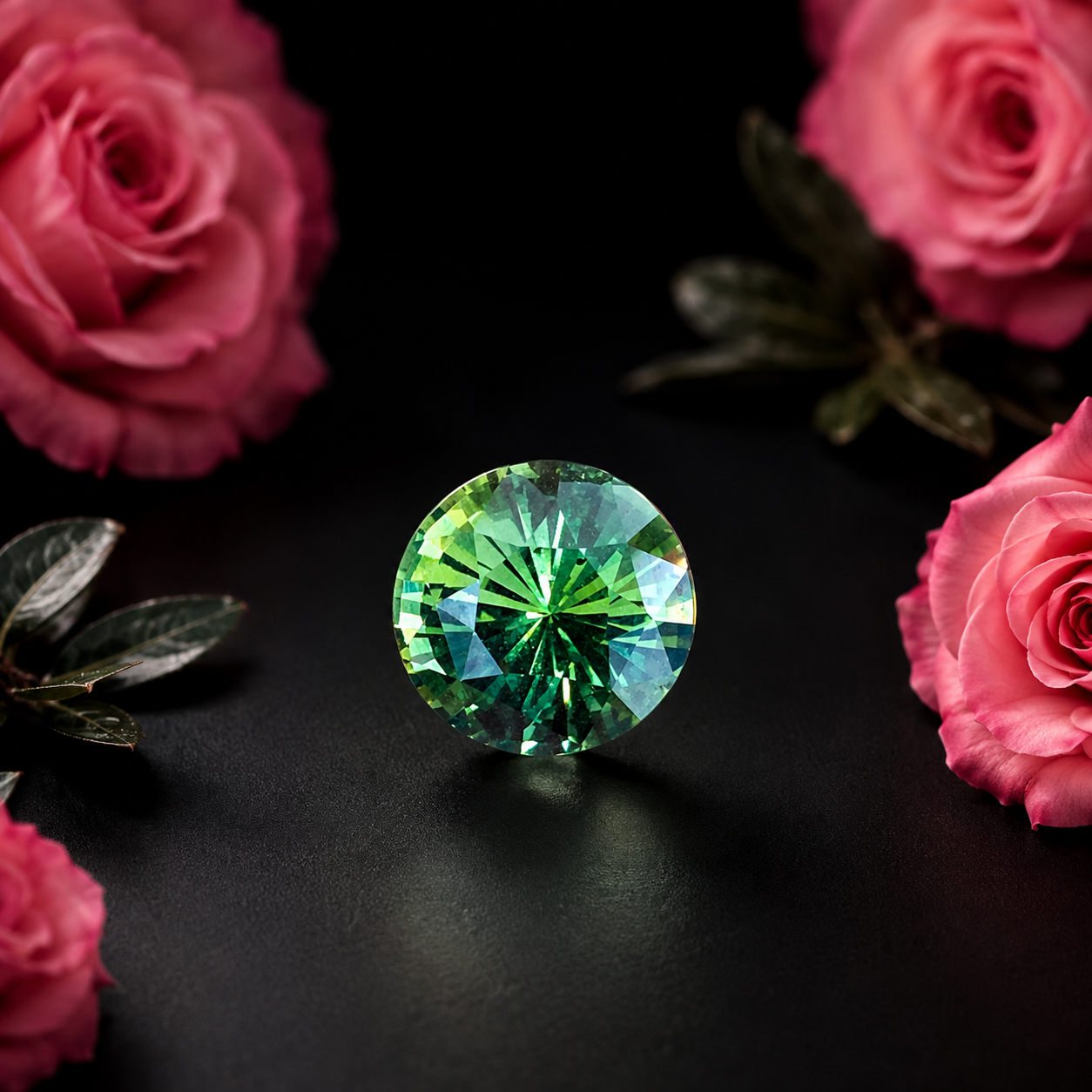 Green Sapphire  1.02 Carats